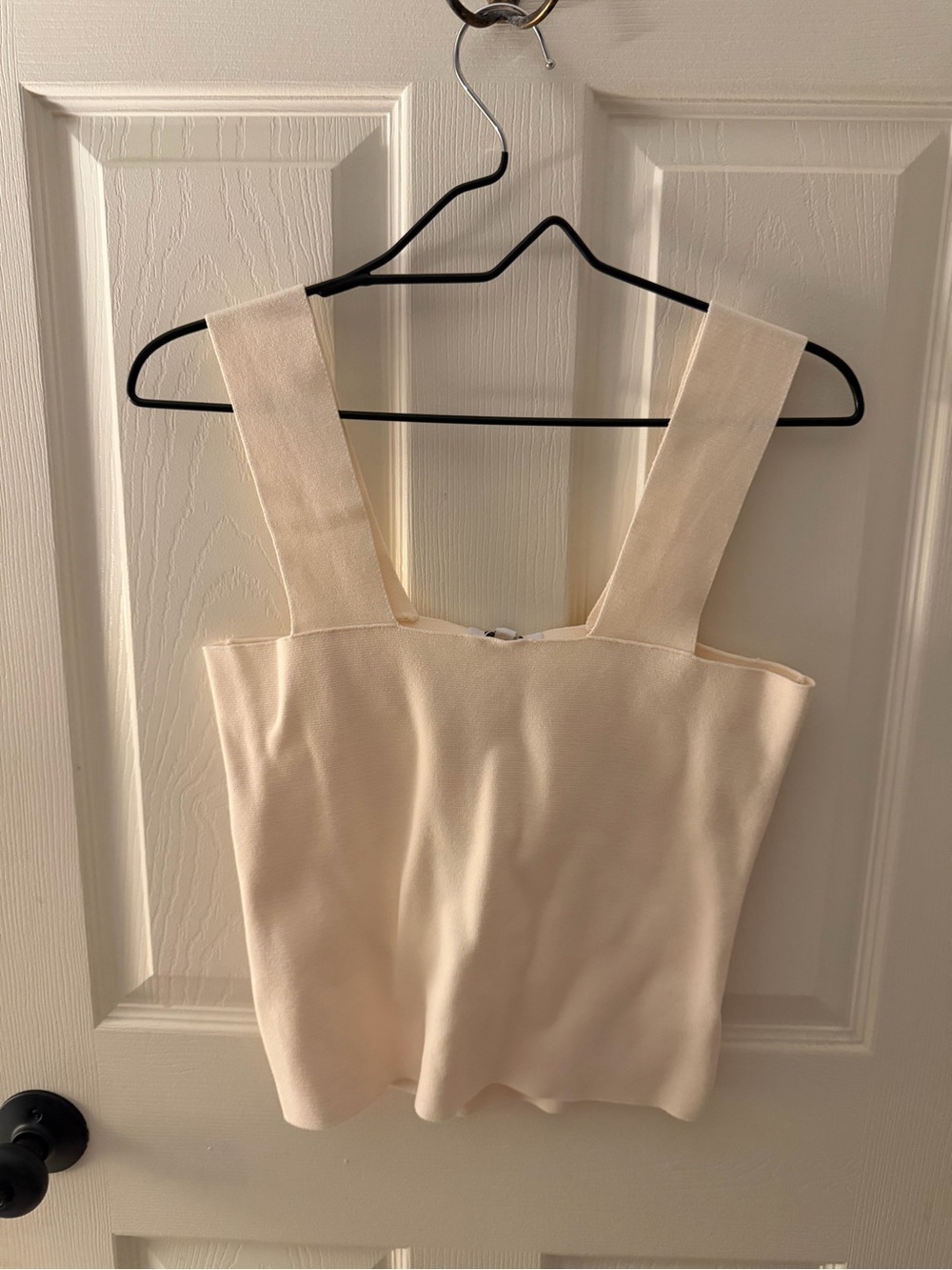 525 America Cream Square-Neck Wide-Strap Tank